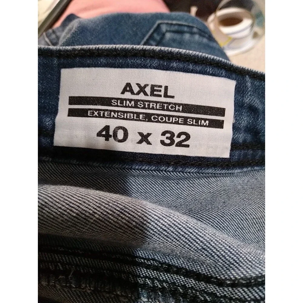Buffalo Mens Jackson Axel Slim Stretch Jeans Size 40 x 32 Denim